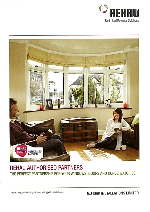 Rehau Authorised Partners brochure page 1